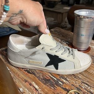 Golden goose size 40. Worn 1 time. Paid $613. I will take $500